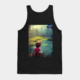 Daydreaming by the Pond Tank Top